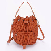 Ladies' Apparel - Leather Bucket Bag | Image & Stylez